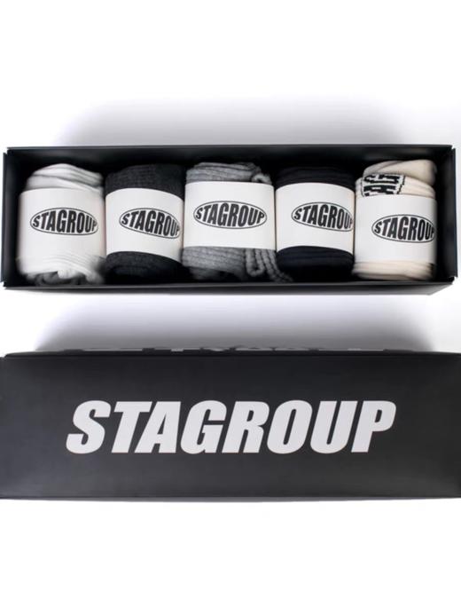 STA2024秋季基础纯棉五色长袜套装五双一套 商品图0