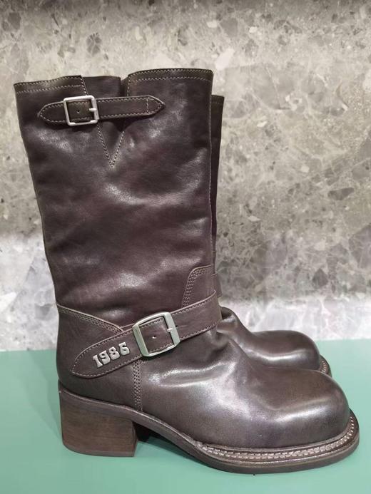 【云粉节】BF楼westory秋冬新款圆头厚底复古马丁靴 商品图1