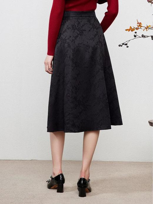 3楼FEXATA服饰(新百购) 新国风缎面提花半身裙 商品图2