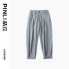 PINLI品立春季新款高级感宽松束脚裤男士百搭休闲哈伦长裤潮B243117049 商品缩略图5