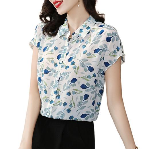 SMZ30497衬衫女士装夏季2024年新款洋气碎花漂亮妈妈爆款小衫短袖上衣 商品图4