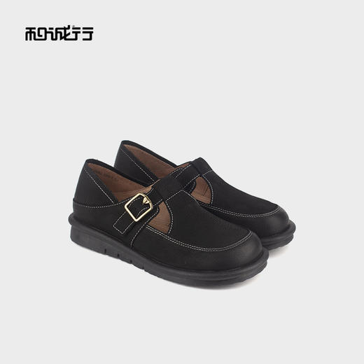 和诚行 2024秋季新款厚底复古勃肯一脚蹬时尚百搭休闲女鞋1930082 商品图4