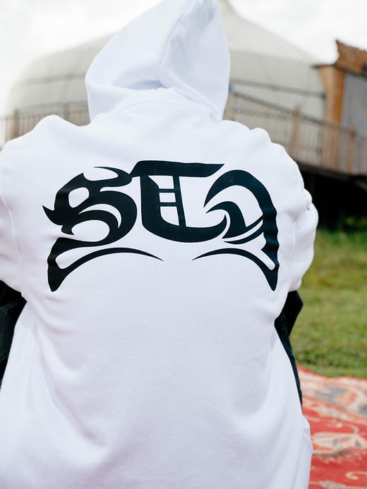 STA2024秋季哥特图腾拉链开衫帽衫 商品图8