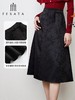 3楼FEXATA服饰(新百购) 新国风缎面提花半身裙 商品缩略图1
