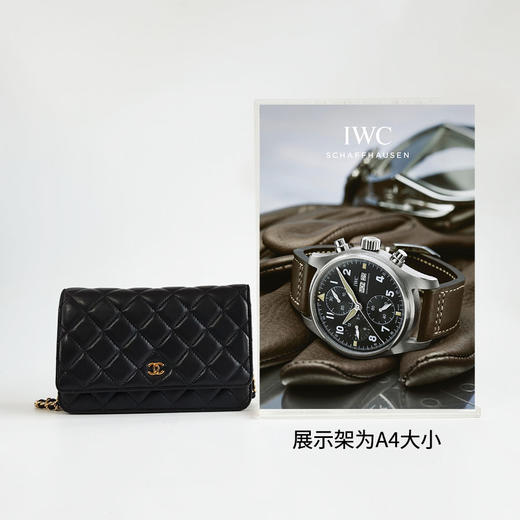 【95新正品】CHANEL香奈儿A33814 Y01295 C3906黑金羊皮发财包woc链条包单肩包 现售价：11000！090924NJS17 商品图8