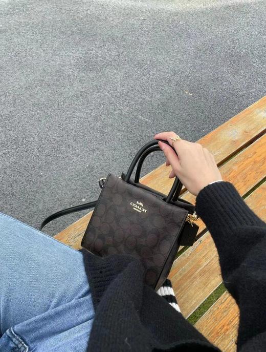 蔻驰5692琴谱包，Cally系列全皮款3色出，mini托特（SS） 商品图11