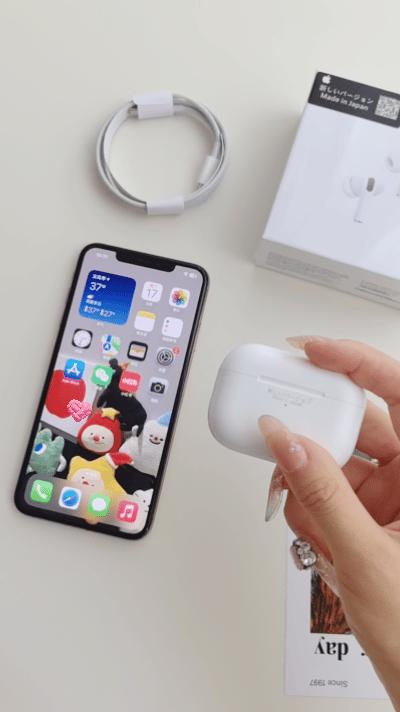 捡大漏了！日本原装 苹果AirPods pro2 无线蓝牙 升级H2芯片，降噪相比上代提升一倍！耳机音质好 降噪强👍 不论是地铁的轰鸣声 还是街头的嘈杂声 都无法打扰我沉浸在音乐的世界里。 商品图2