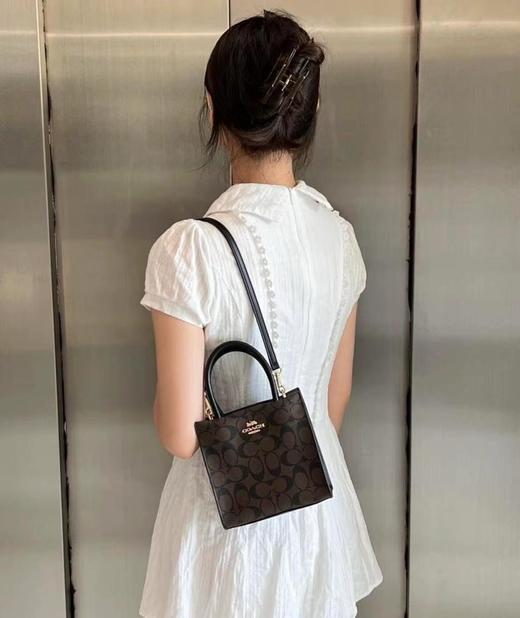 蔻驰5692琴谱包，Cally系列全皮款3色出，mini托特（SS） 商品图10