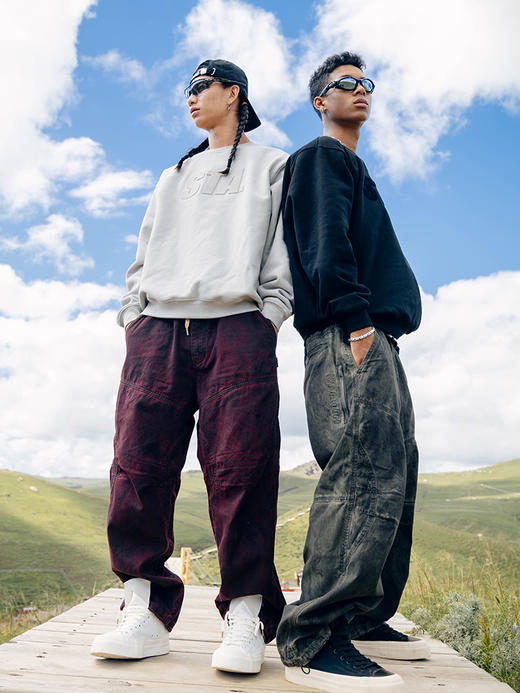 STA2024秋季机舱5.0水洗做旧刺绣工装长裤 商品图9