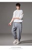 PINLI品立春季新款高级感宽松束脚裤男士百搭休闲哈伦长裤潮B243117049 商品缩略图14