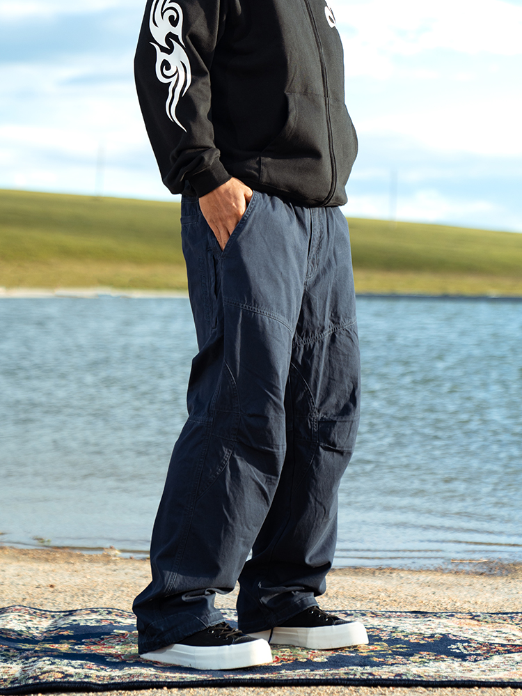 STA2024秋季机舱5.0水洗做旧刺绣工装长裤