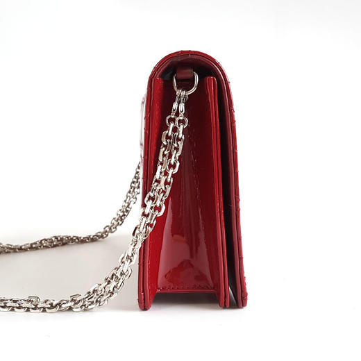 【95新正品】Dior迪奥Lady Dior红色漆皮三合一woc手拿包链条包单肩包 Shounaba现售价：4700！090924NJS16 商品图4