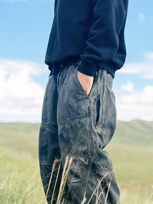 STA2024秋季机舱5.0水洗做旧刺绣工装长裤 商品图8