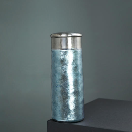 暗香疏影/纯钛蘑菇保温杯/双层钛茶杯泡茶养生纯钛水杯 商品图2