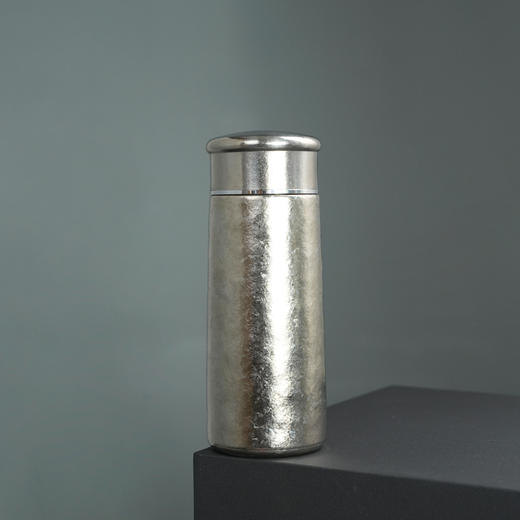 暗香疏影/纯钛蘑菇保温杯/双层钛茶杯泡茶养生纯钛水杯 商品图1