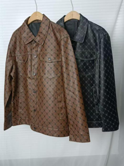 ✨✨✨【罗蒙秋冬季男士港风B字皮衣963款】☺️开始期待秋冬了！✅zui新款皮衣夹克外套！🥳轻松穿出ins高级感 🤩比普通的皮衣更软更适合通勤！ 商品图2