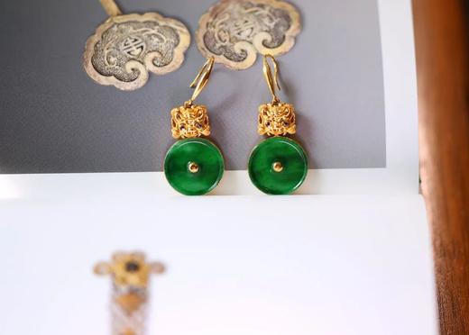 真正的贵气｜小狮子平安扣耳环毕业款 商品图1