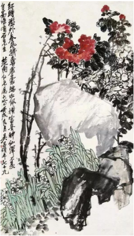  吴昌硕笔下的富贵神仙图！ 