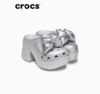 CROCS洞洞鞋 人鱼鞋蝴蝶结Clog 金属银210050-0P1 商品缩略图0