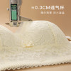 大胸显小轻薄透气蕾丝内衣女全包显瘦收副乳无钢圈文胸罩醉落风花 商品缩略图4