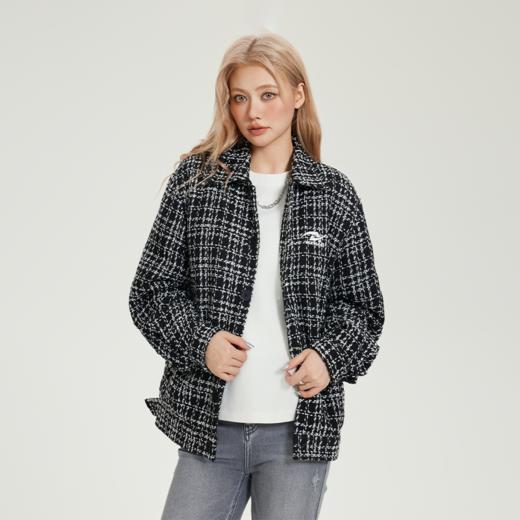 YKYB粗花银线潮流短款小香风夹克外套 商品图0