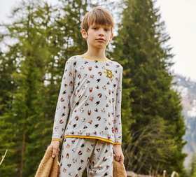 【满印莫代尔】SCHIESSER德国舒雅男童莫代尔家居套装3B/23295H