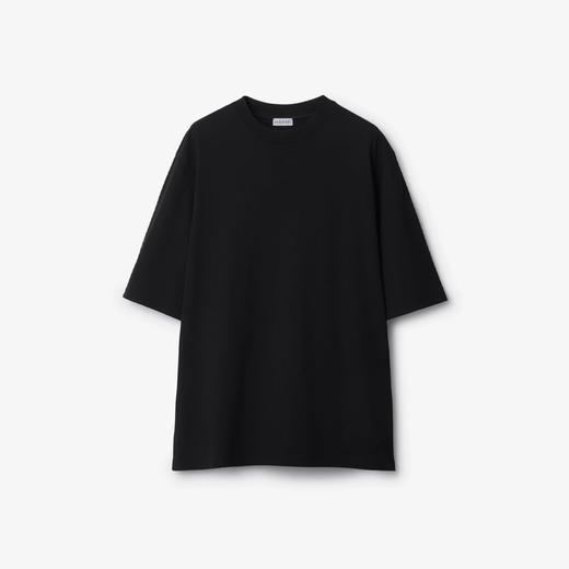 BURBERRY 巴宝莉 男士啤梨印花棉质圆领短袖T恤 黑色 8089099 A1189 商品图1