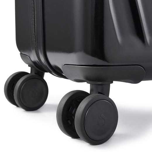 【自营】 外交官Diplomat 休闲商务万向轮拉杆箱 行李箱 20寸 雾霾蓝/耀金黑 商品图3