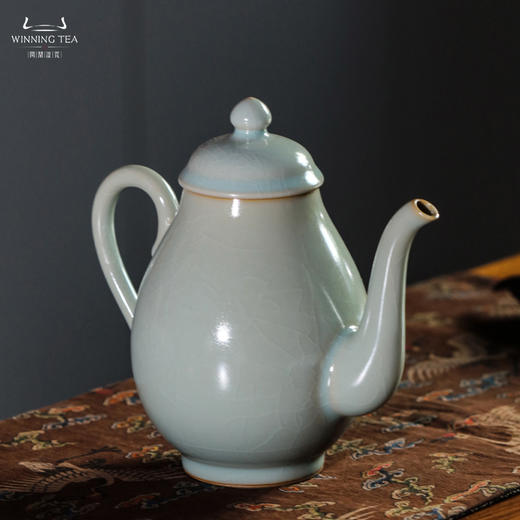 问鼎汝瓷鼎峰系列天青大同泽壶 商品图1