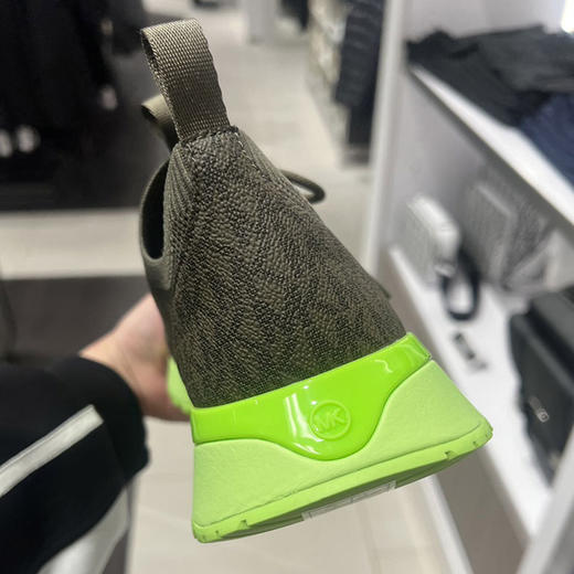 Michael Kors/MK 男士弹力系带套穿透气轻便飞织鞋运动鞋 商品图2