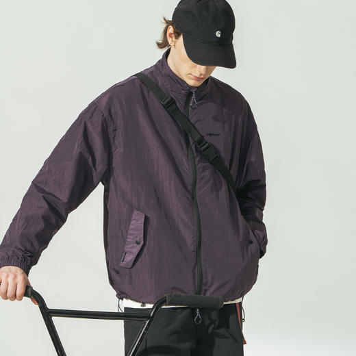 714street潮牌金属尼龙夹克男女2024春秋新款运动休闲连帽外套 商品图2