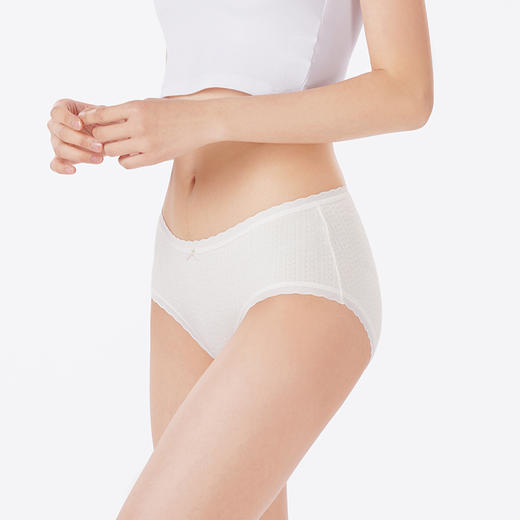 都市丽人内裤舒肤棉平角裤RC提花女士内裤LKT3F5 商品图2