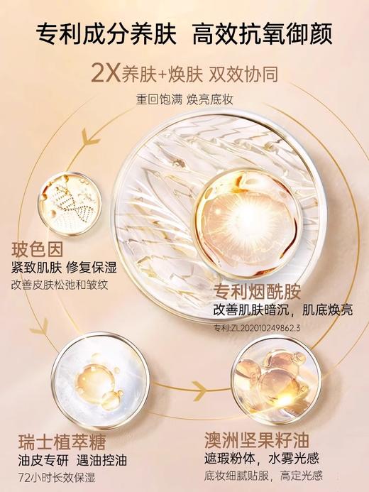 【专利抗氧|妆养合一】柔焦持妆精华气垫霜12g#透真气垫BB霜粉底液cc霜女控油遮瑕保湿持久不脱妆正品官方旗舰店 商品图4