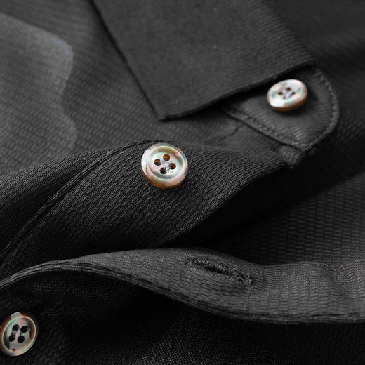 【新款DDA】大依优型大码长袖Polo衫翻领加肥加大肥佬休闲商务宽松透气上衣打底 商品图5