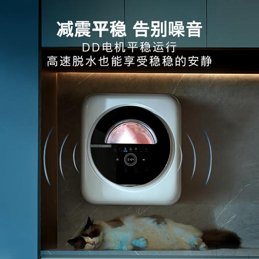 博世（BOSCH）3KG迷你壁挂洗衣机 小型全自动滚筒 婴幼儿童宝宝内衣内裤 95℃高温煮洗除菌 手机互联 LED触控屏 【母婴级呵护认证】WZW70AU00W 商品图4