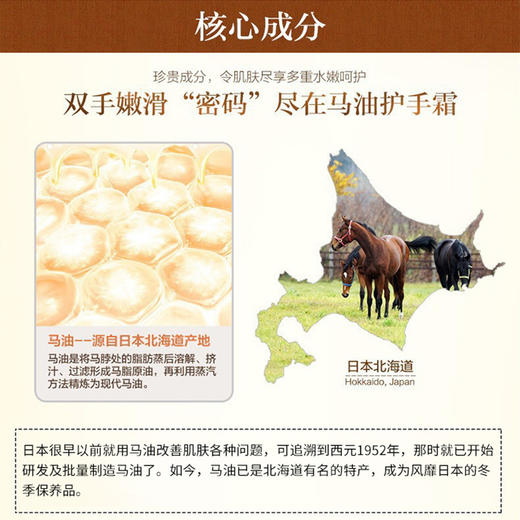 3支优惠装 施逅马油滋润护手霜 补水滋润 防干裂冬季手部护理 保湿手霜 商品图2