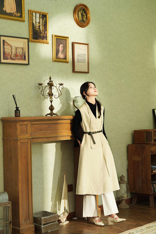 逸红颜明月优选 #羊毛双面呢马甲「如棠」，中式复古沉静美，实穿又能凹造型 商品图11