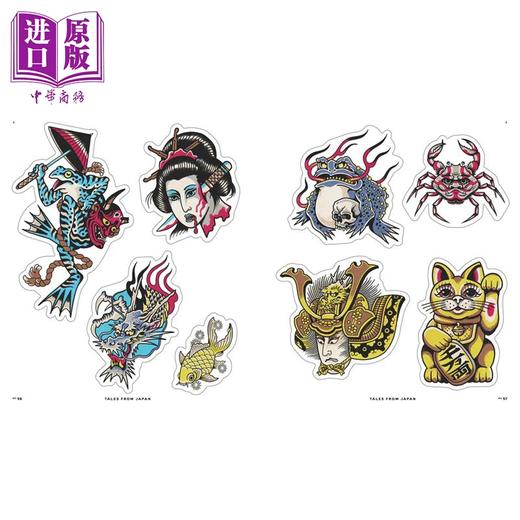 预售 【中商原版】The Tattoo Sticker Book 进口艺术 纹身贴纸书 商品图2