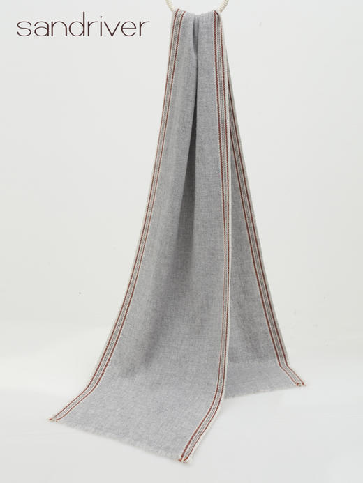 西藏手工氆氇羊绒撞边围巾SJF96P813N 商品图5