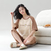 康妮雅女式短袖中裤套头套装 商品缩略图3