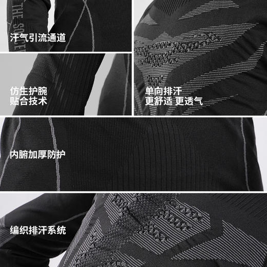 小李子蜂锐小软甲2代厚款运动压缩衣功能衣足球加厚排汗保暖内衣 商品图2