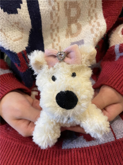 <有书独家>【西高地狗狗公仔玩偶，毛绒玩具，钥匙扣，背包挂件，礼物挂饰】新年新款西高地狗狗公仔玩偶 毛绒玩具钥匙扣 背包挂件礼物挂饰-QQ 商品图7