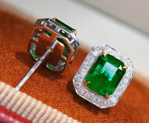 祖母绿耳钉1.79ct 商品图3