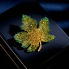 固定衣服别针丝巾扣金色枫叶胸针，优雅气质旗袍大衣领口配饰LY 商品缩略图2