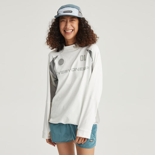 oneup拼接运动长袖T恤 商品图2