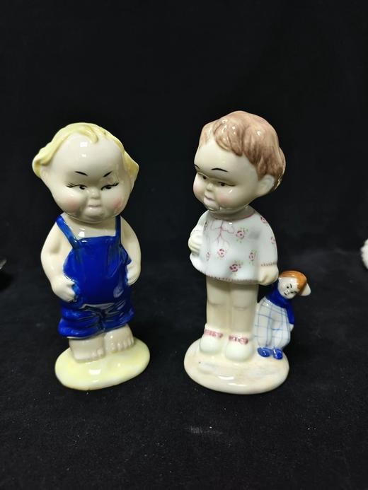 超级可爱罕见的一组雪莱陶瓷娃娃，在1999年专门为美国的雪莱收藏俱乐部定制款 商品图0