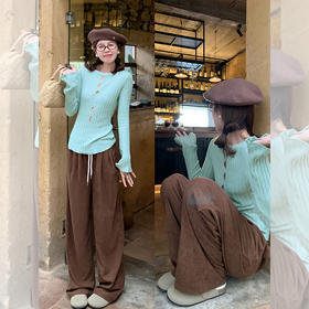 <曾小咸推荐>正反两穿针织衫