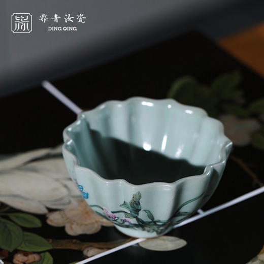问鼎鼎青系列撷芳杯（蝶花） 商品图3