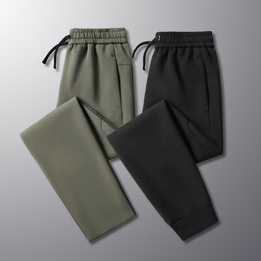 【空气棉】【新款DSF】大依优型大码松紧腰直口休闲运动裤卫裤休闲裤加肥加大运动长裤胖子裤子 商品图6