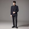 PINLI品立秋季新款新中式钉珠花休闲西服男士结婚小西装外套B243106034 商品缩略图4